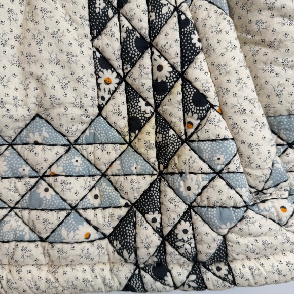 Sea New York Clemence Quilted Printed Patchwork Laced Hoodie Jacket Size S - Picture 4 of 11